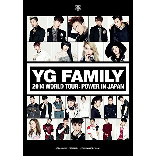 YG FAMILY WORLD TOUR 2014 -POWER- in Japan (DVD3매 셋트)