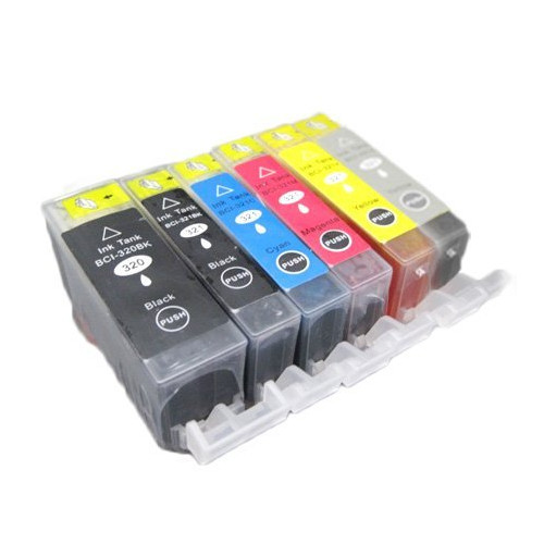 BCI-321+320/6MP 6 색세트 캐논 Canon 호환 잉크 카트리지 IC팁(칩)부 첨부(부)