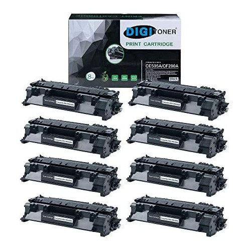 Digitoner CE505A 05A Compatible Toner Cartridge Replacement for HP P2050, P2055, P2055d, P2055x, P2055dn, Black, 4 Count