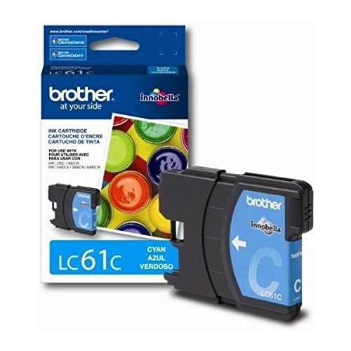 Brother LC61BK -Ink Cartridge, 450 Page-Yield, Black