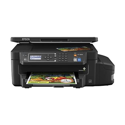 Epson ET-3600 EcoTank Wireless Color All-in-One Supertank Printer with Scanner, Copier & Ethernet