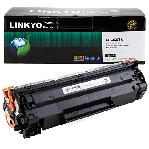 LINKYO Compatible Toner Cartridge Replacement for HP 78A CE278A (Black)