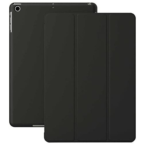 KHOMO - iPad 2 3 and 4 Generation Case - Dual Series - Super Slim Twill Grey Cover with Rubberized Back and Smart Auto Wake Sleep Feature for Apple iPad 2 3rd and 4th