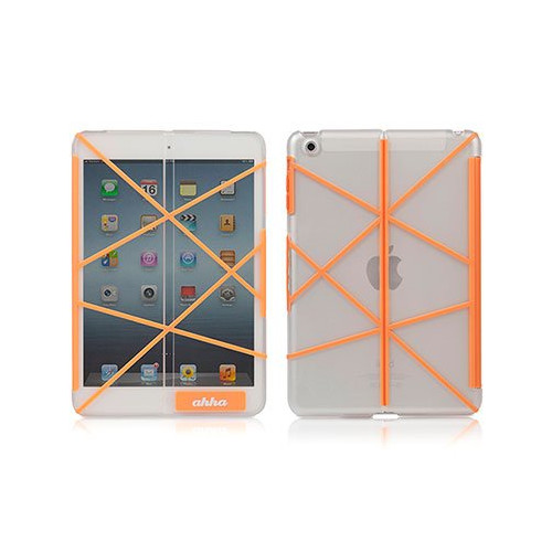 ahha 일본 정규품 iPad mini Retina디스플레이 모델/mini 용 Tangram Flip Case Azzaro<!-- @ 15 @ --> Spark Orange 스탠드 기능부 tongue 램 flip 케이스,스파크 오렌지 A-FPAPIDMR-TA27