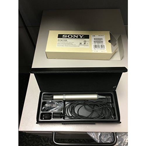 Sony ECM55B Electret Condenser Lavalier Microphone, Black