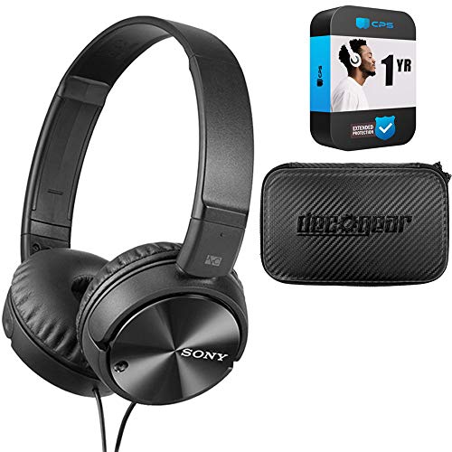Sony Noise Cancelling Headphones, Deco Gear Hard Case and 1 YR CPS Enhanced Protection Pack
