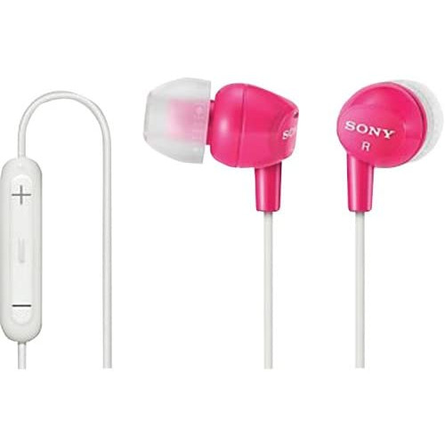 Sony DREX12IPW Earbuds with iPod Remote (White) - Ear set - Retail Packaging - White
