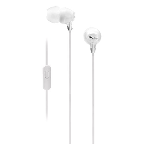 Sony Audio/Video MDR-EX15AP/W EX Earbud Headset White, Model: MDREX15AP