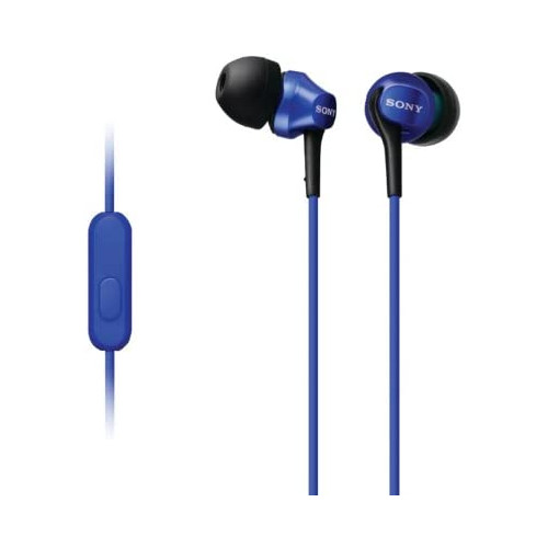 Sony MDR-EX100AP/L In-Ear Headset for Android Smartphone, Blue