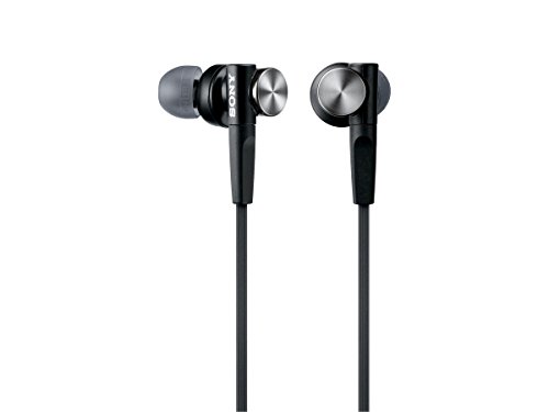 Sony in-Ear Dynamic Headphones MDR-XB50-B (Black) International Version