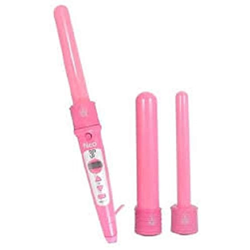 NEO Digital 3P Trio PInk Curling Iron Wand Set With Temp Control - 3 Sizes IN 1 Curler 19MM 25MM 32MM
