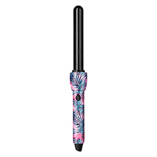 Foxy Bae Hot Tropic 25mm Curling Wand - Instant Heat Curling Iron - Professional Hair Curler for Women - Features 360 Degree Swivel Cord - Daily Use Hair Styling Tool for All Types - MSRP $179.00