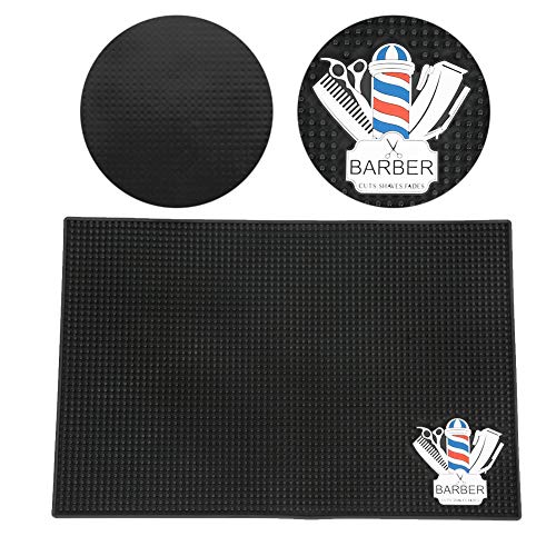Hairdressing Antiskid Mat Silicone Heat Resistance Styling Tool Mat Necessary Hair Salon Accessories for Storage All Hair Irons Curling and Straightener