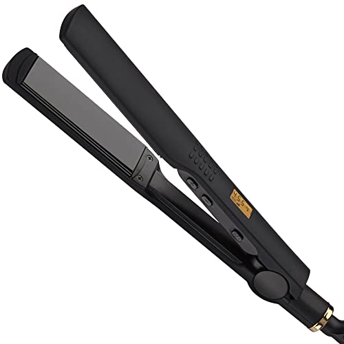 Hot Tools Professional Black Gold Digital Flat Iron 1 1/4 Inches