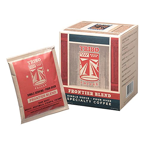 Tribo Coffee Single-Serve Portable Pour Over Drip Coffee - Specialty Grade - Variety - 10 Servings Per Box (Light, Medium & Med-Dark Roasts)