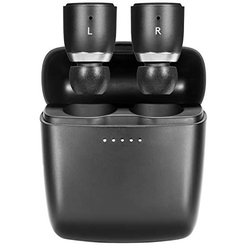 Cambridge Audio Melomania 1 Earbuds, True Wireless Bluetooth 5.0, Hi-Fi Sound, in-Ear Stereo Earphones for iPhone and for Android, with Portable Charging Case (Black)