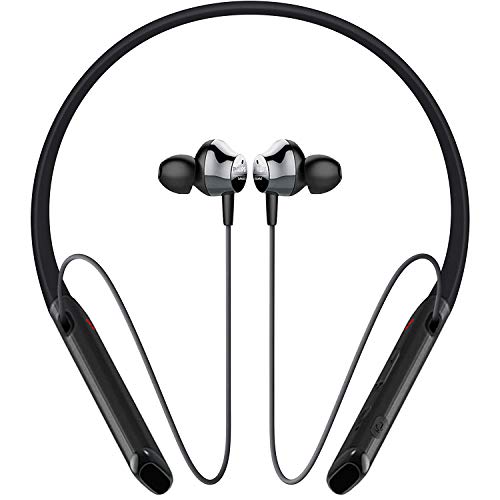 Philips Performance PN402BK Wireless Bluetooth Earbuds with Vibration Call Alert Neckband, Black
