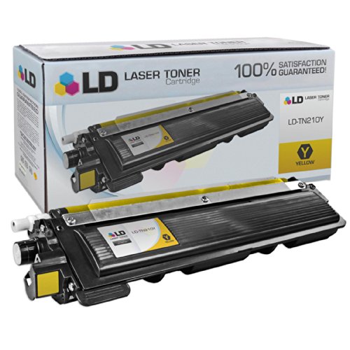 LD Brother Compatible TN-210 Laser Toner Cartridges: Black TN210BK, Cyan TN210C, Magenta TN210M, Yellow TN210Y