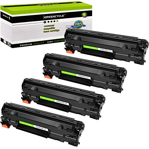 GREENCYCLE Compatible C137 CRG137 CRG 137 Toner Cartridge Replacement for Canon ImageClass MF227dw MF216n MF247dw MF249dw MF229DW MF212W MF232W D570 Laser Printer Black4 Pack