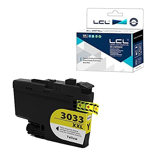 LCL Compatible Ink Cartridge Pigment Replacement for Brother LC3033 XXL LC3033XXL LC3033BK MFC-J995DW MFC-J995DW XL 1-Pack Black Ink