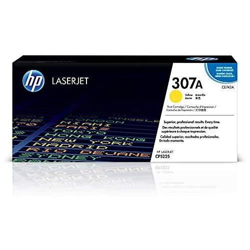 Original HP 307A Magenta Toner Cartridge | Works with HP Color LaserJet Professional CP5225 Series | CE743A