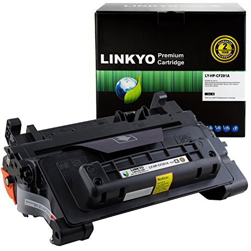 LINKYO Compatible Toner Cartridge Replacement for HP 81A CF281A Black