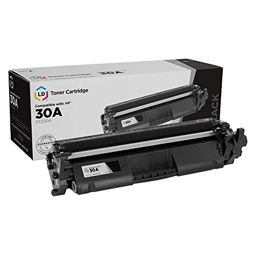 LD Products Compatible Replacement for HP 30A CF230A 30X CF230X Toner Cartridge (Black) for use in HP Laserjet Pro: M203d, M203dn, M203dw, MFP M227d, MFP M227fdn, MFP M227fdw, MFP M227sdn