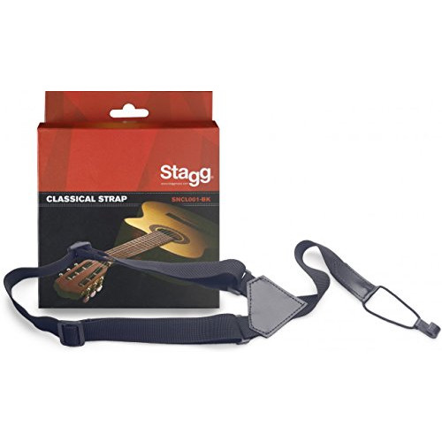 Stagg SNCL001-BK Nylon Strap for Classical Guitars and Ukuleles
