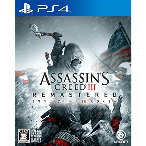 Ubisoft Assassins Creed III Remastered SONY PS4 PLAYSTATION 4 JAPANESE VERSION