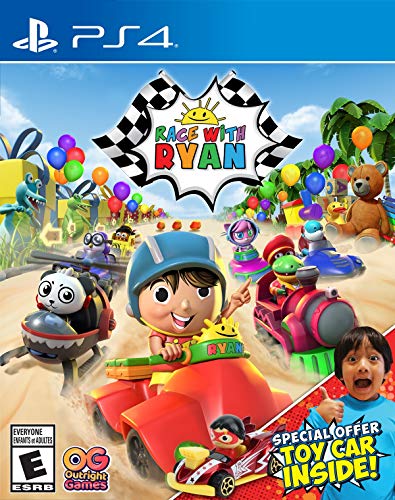 Race With Ryan Video Game for PS4 Exclusive With Toy Car