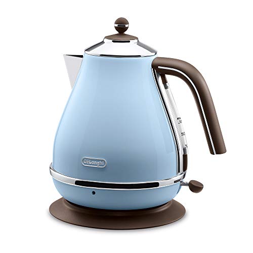 드롱기 전기포트 아이코나 빈티지 컬렉션 AC 100 V Delonghi Electric kettle 1.0L ICONA Vintage Collection KBOV1200J-AZ Azzurro Blue