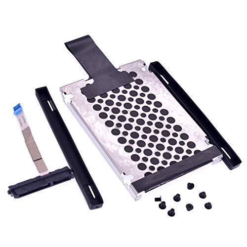 Deal4GO SSD Hard Disk Drive Cable Connector with 2nd Second HDD Caddy Tray Bracket Rubber Rails for ASUS Vivobook S5300UN S5300U S14 S15