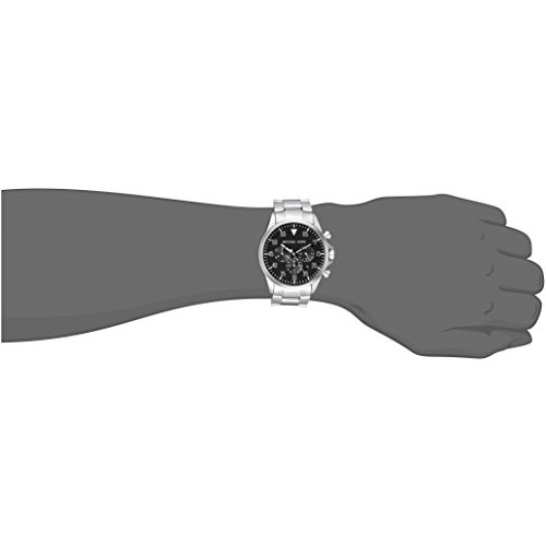 Michael Kors Mens Silvertone Gage Watch