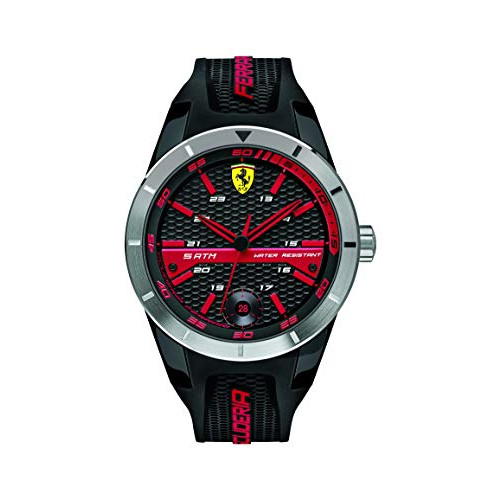 Ferrari 830253 RED REV T Quartz Resin and Silicone Watch