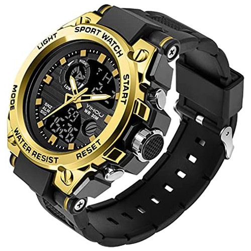 스마트워치 Mens Military Watch Outdoor Sports Electronic Watch Tactical Army Wristwatch LED Stopwatch Waterproof Digital Analog Watches