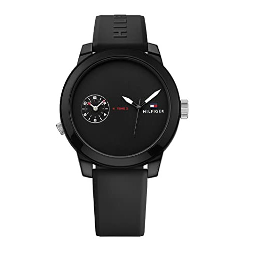 Tommy Hilfiger Mens 1791326 Analog Display Quartz Black Watch