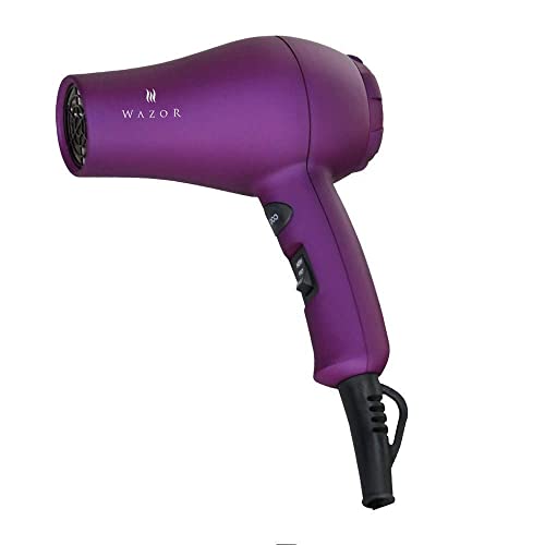 1000W Mini Hair Dryer for Travel and RV Compact Lightweight Blow Dryer Small Low Noise Ionic Dryer for Kid Concentrator, Cool Shut Button