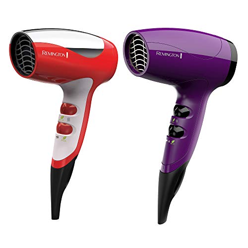 Remington Compact Ionic Travel Hair Dryer, (Colors Vary) D5000