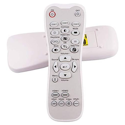 ESolid BR-3003B SP.8ZE01GC01 Projector Remote Control for Optoma HD141X HD142X HD143X HD144X HD152X DH1009 EH200ST GT1080 GT1080DARBEE GT5600 HD26BR HD27E HD27HDR HD28DSE Replacement Controller