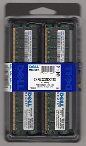 DELL SNPWX731CK2/8G 8GB Memory Kit 2x4GB PC2-6400p 800MHZ
