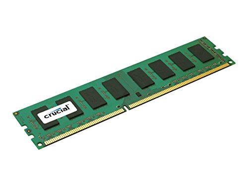 Crucial 2GB Single DDR3 1600 MT/s PC3-12800 CL11 Unbuffered UDIMM 240-Pin Desktop Memory Module CT25664BA160B