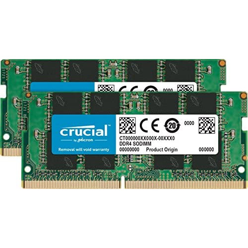 Crucial 16GB Kit 8GBx2 DDR4 2133 MT/s PC4-17000 SODIMM 260-Pin Memory - CT2K8G4SFD8213