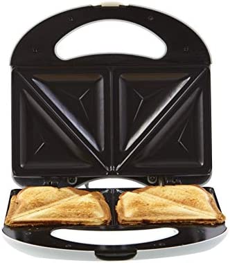 Continental Electric CE23831 Sandwich Panini Maker, 2 Slice, White