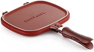 Happycall Nonstick Double Pan, Waffle, Double Sided Pan, Waffle Maker, Dishwasher Safe, Brown