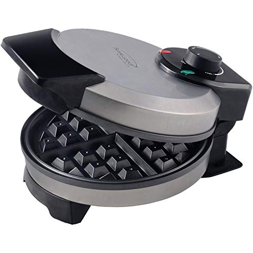Brentwood TS-230S Belgian Waffle Maker Non-Stick 7" Stainless Steel