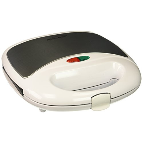 Brentwood Dual Waffle Maker, Non-Stick, White