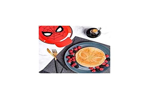 Uncanny Brands Marvel Spiderman Waffle Maker -Spideys Mask on Your Waffles- Waffle Iron