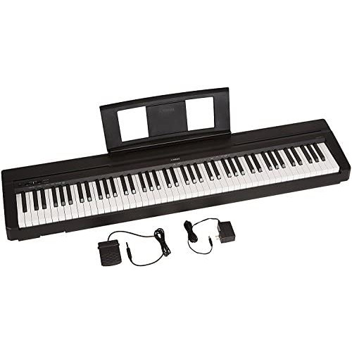 YAMAHA P71 88-Key Weighted Action Digital Piano with Sustain Pedal and Power Supply (Amazon-Exclusive)