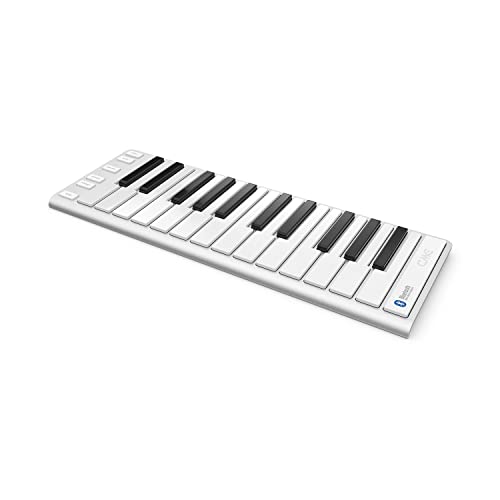 Xkey Air 25 Bluetooth MIDI keyboard controller - Ultra low latency, Apple-style ultra-thin aluminum frame, 25 full-size velocity-sensitive keys, polyphonic aftertouch, for iPad, iPhone, Mac