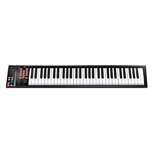 iKeyboard 3X - 25-Key MIDI keyboard full size semi-weighted piano keys with single channel DAW controller